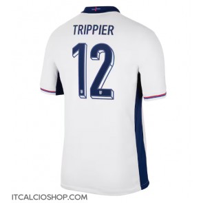 Inghilterra Kieran Trippier #12 Prima Maglia Europei 2024 Manica Corta